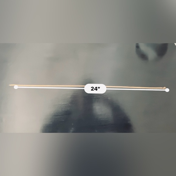 ALMAY Vintage Gold tone 4mm Herringbone Chain Necklace - Picture 4 of 8